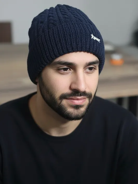 Men’s Winter Wool Beanie - Image 2